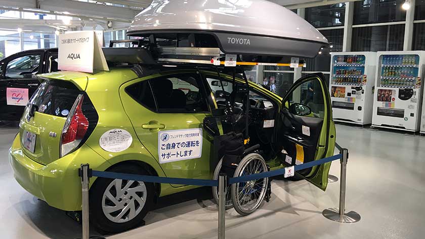 Accessible car at Toyota Mega Web