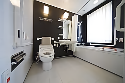 Hotel Kintetsu Kyoto Station Accessible Room Toilet