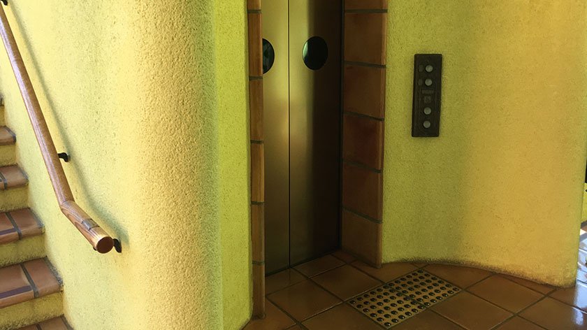 Elevator at the Ghibli Museum