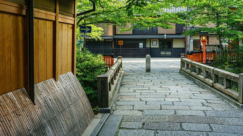 Gion street near Kizashi The Suite