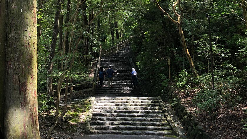 Stairs to Takanomiya - Ise Grand Shrine