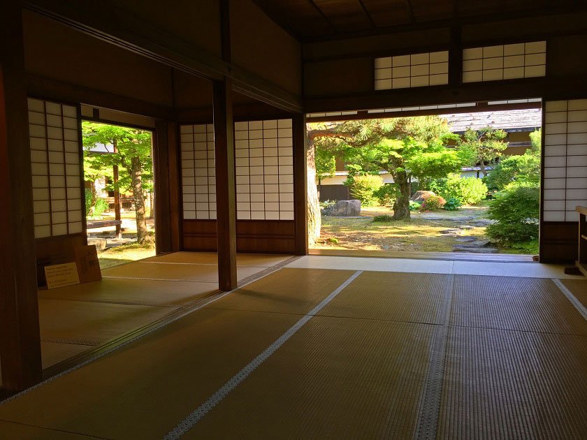 Tatami mat in traditional Japanese building