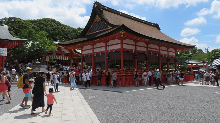 Fushimi Inari Shrine main hall