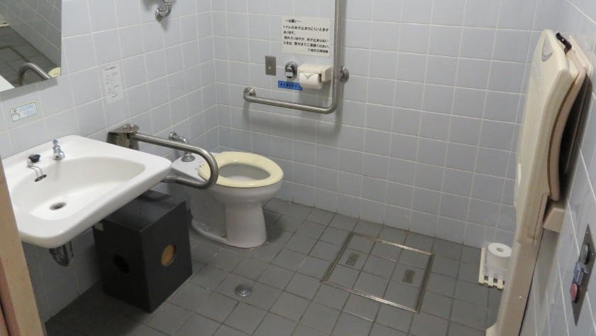 Accessible toilet inside Kawagoe city museum