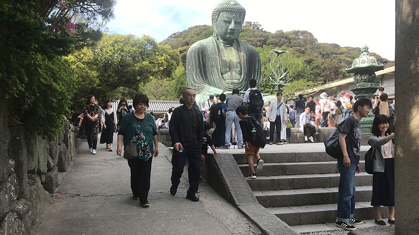 Accessible Path to Great Buddha of Kamakura