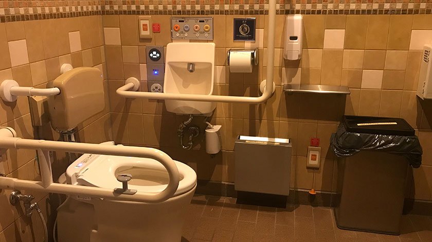 Tokyo Disneyland Accessible Toilet