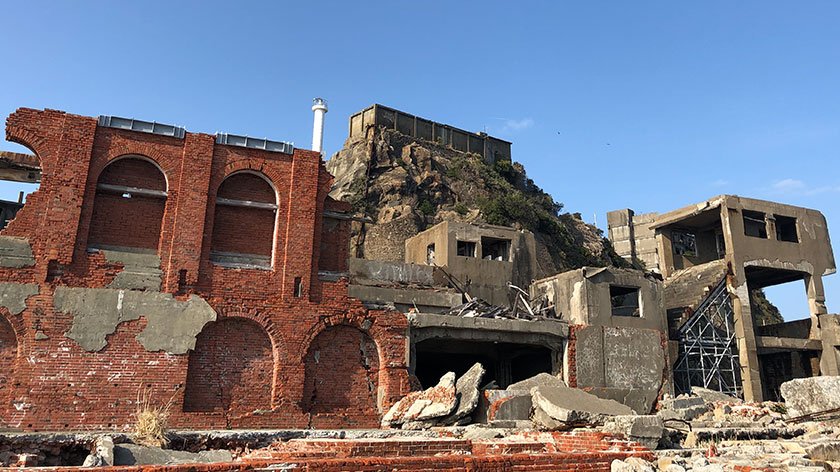 Gunkanjima Abandoned Buildings