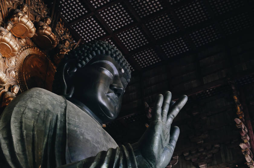 Giant Buddha at Todaiji in Nara