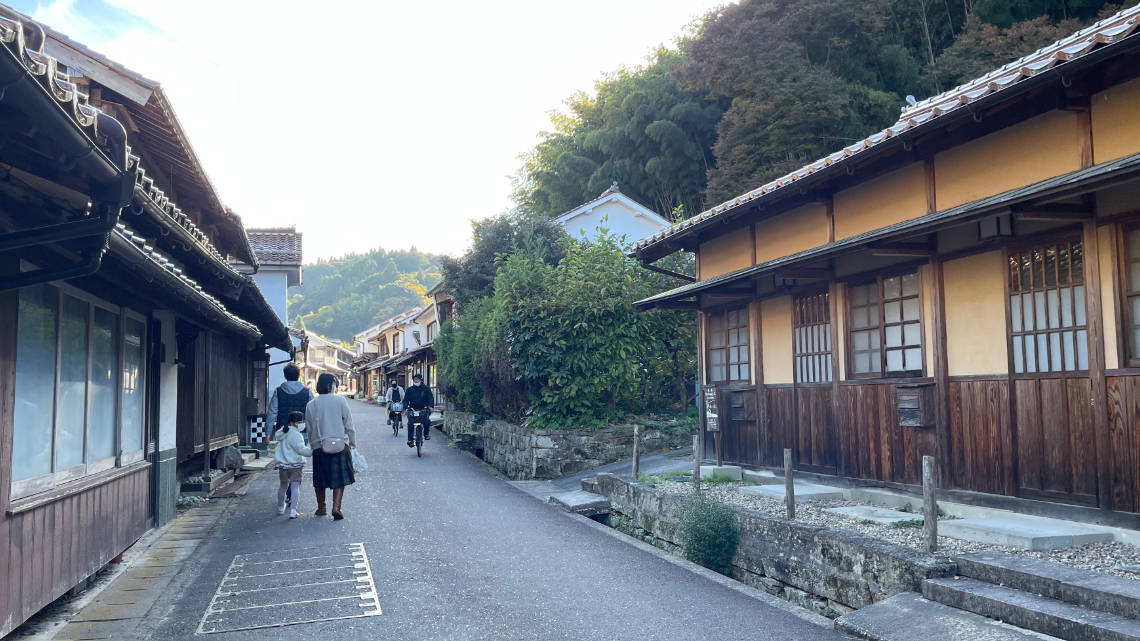 Main Street of Omori Town