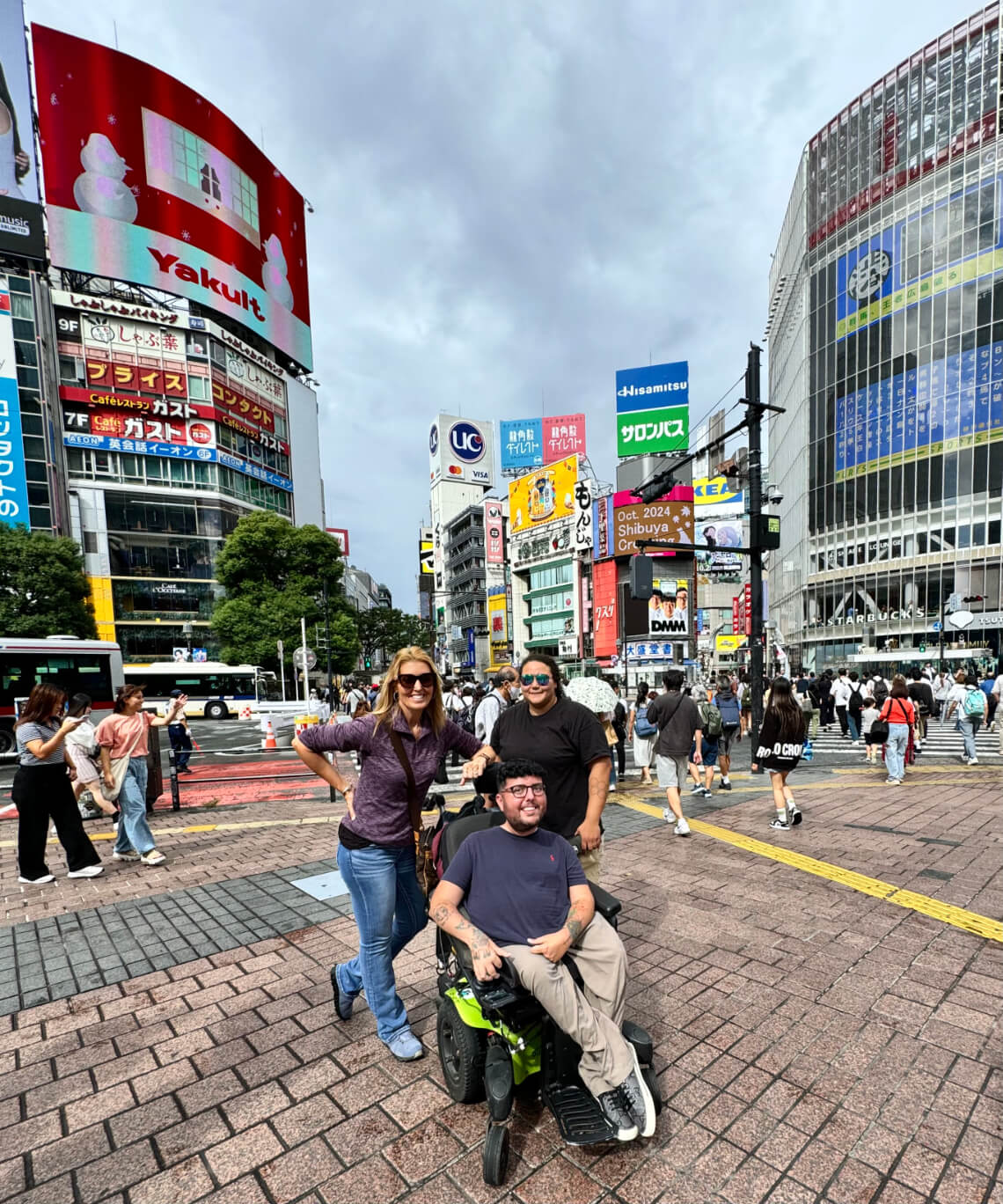 Shibuya Crossing Wheelchair Accessible Tokyo